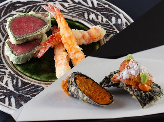 天婦羅　ホテル　大阪　カウンター　天ばら丼