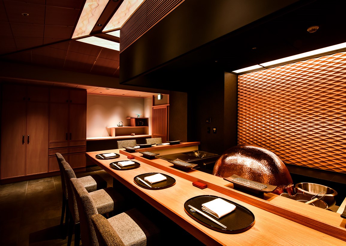 天婦羅　ホテル　大阪　カウンター