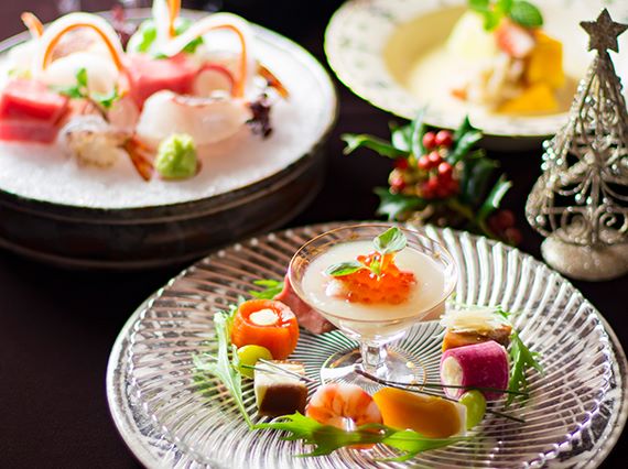 ホテル 大阪 日本料理 会席 クリスマス ディナー