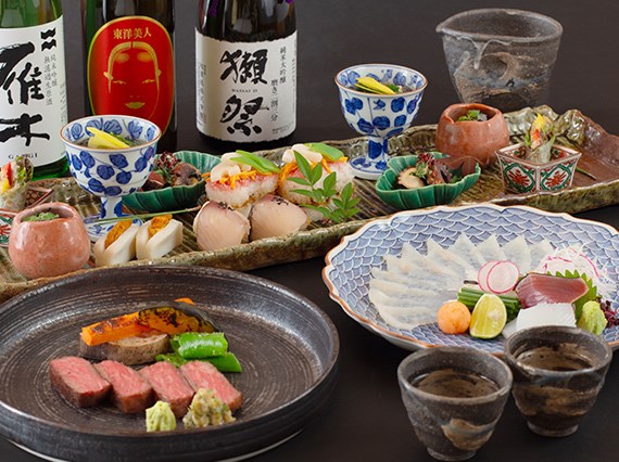 山口県フェア　万福　ふぐ　会席　日本料理　ホテル　大阪