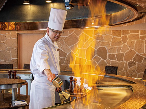 鉄板焼　シェフ　ホテル　大阪