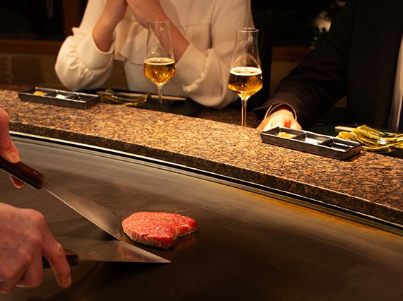 鉄板焼　ホテル　アニバーサリー　記念日　大阪